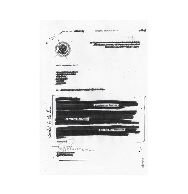 THE CLANDESTINE QUARTET - One for the Fossa, Two for the Wolverine [Vinyl] (ONLINE ORDER ONLY)