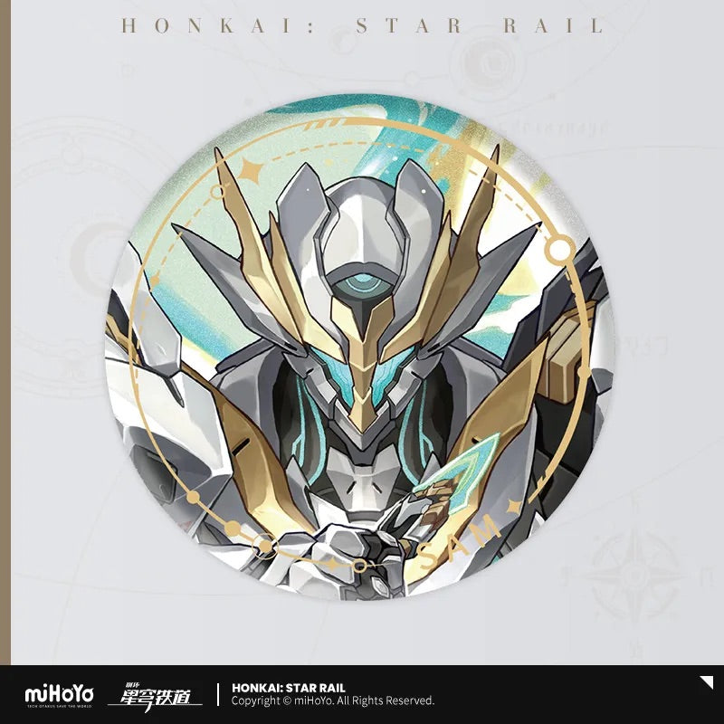 The Destruction Character Warp Artwork Tinplate Badge (ONLINE ORDER ONLY)