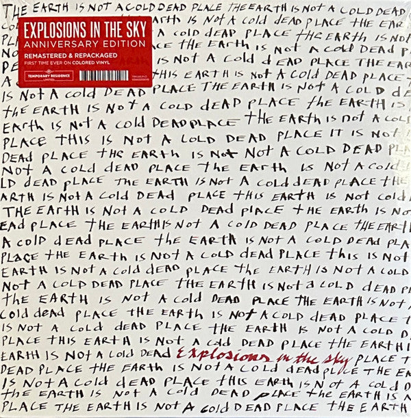 The Earth Is Not A Cold Dead Place (2xLP Opaque Red) [Vinyl] (ONLINE ORDER ONLY)