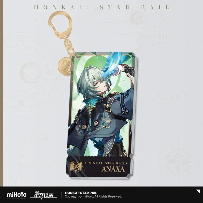Honkai: Star Rail The Erudition Character Warp Artwork Acrylic Keychain