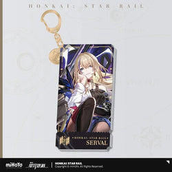 Honkai: Star Rail The Erudition Character Warp Artwork Acrylic Keychain