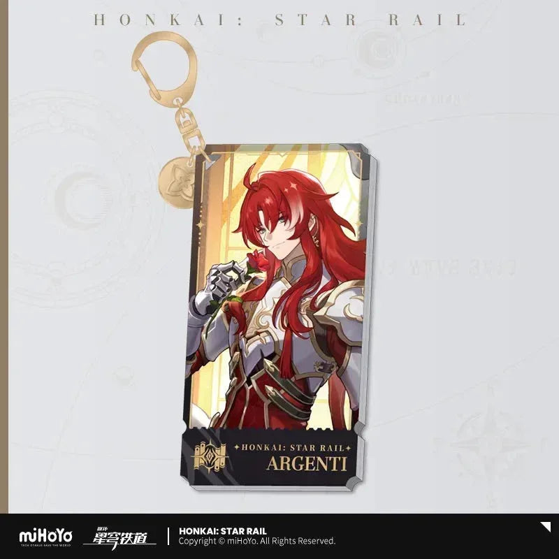 Honkai: Star Rail The Erudition Character Warp Artwork Acrylic Keychain
