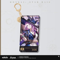 Honkai: Star Rail The Erudition Character Warp Artwork Acrylic Keychain