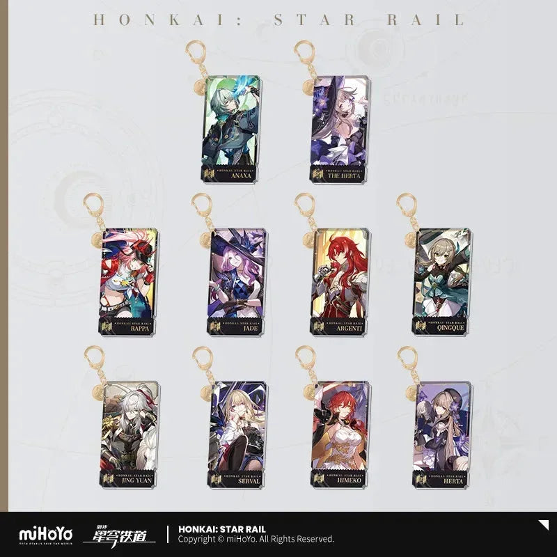 Honkai: Star Rail The Erudition Character Warp Artwork Acrylic Keychain