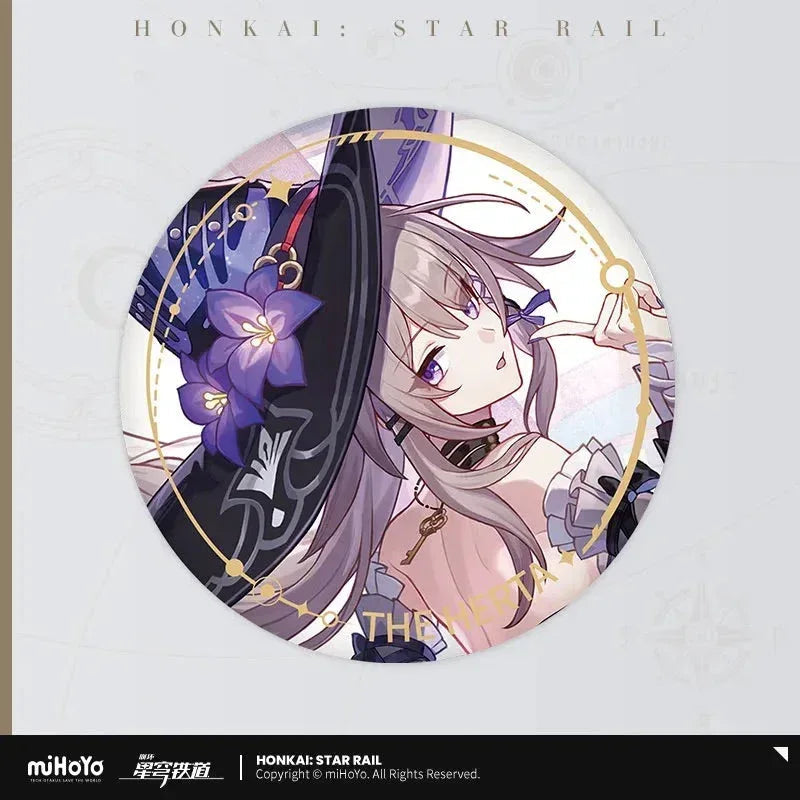 Honkai: Star Rail The Erudition Character Warp Artwork Tinplate Badge