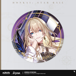 The Erudition Character Warp Artwork Tinplate Badge (ONLINE ORDER ONLY)