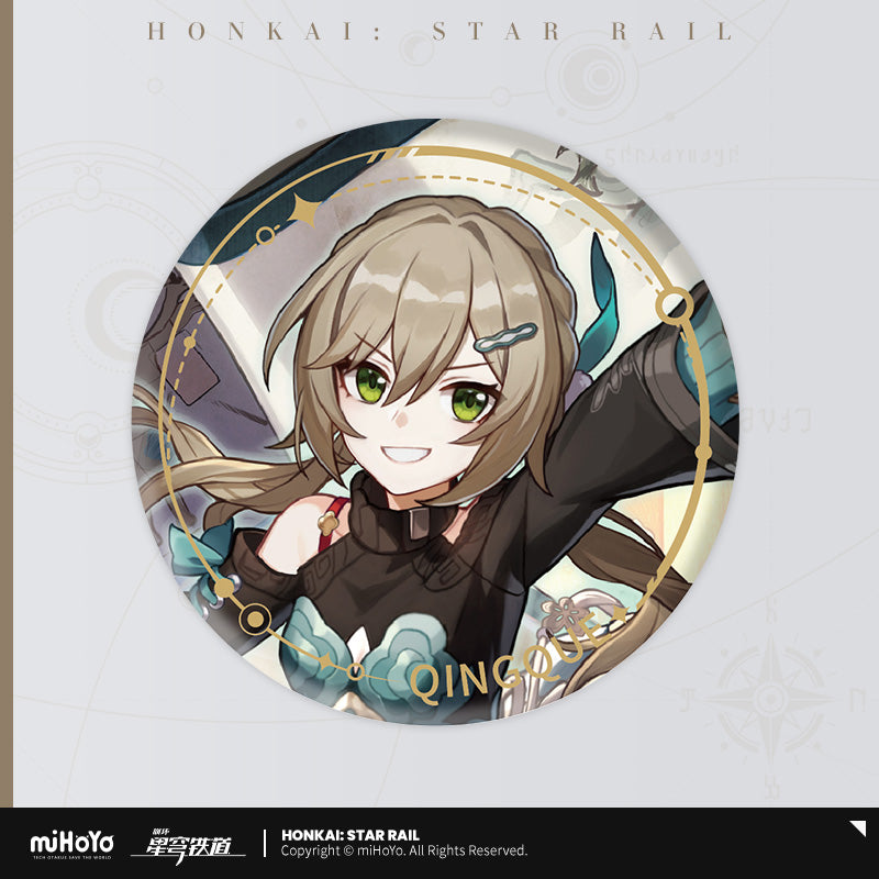 The Erudition Character Warp Artwork Tinplate Badge (ONLINE ORDER ONLY)