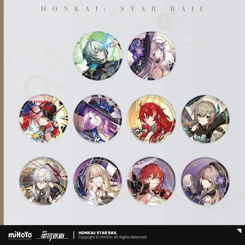 Honkai: Star Rail The Erudition Character Warp Artwork Tinplate Badge