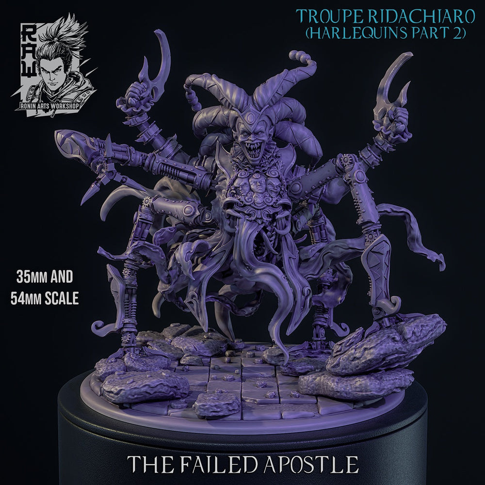 The Failed Apostle – Harlequin Demon Monster – Resin Miniature (ONLINE ORDER ONLY)