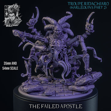 The Failed Apostle – Harlequin Demon Monster – Resin Miniature (ONLINE ORDER ONLY)