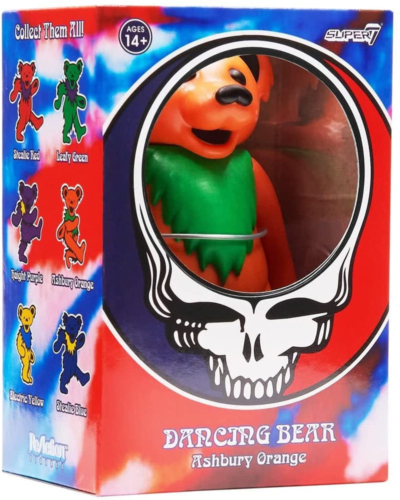 The Grateful Dead - Super7 Dancing Bears Wave 2 Reaction Figure - Ashbury Orange [Action Figure] (Online Order Only) (ONLINE ORDER ONLY)