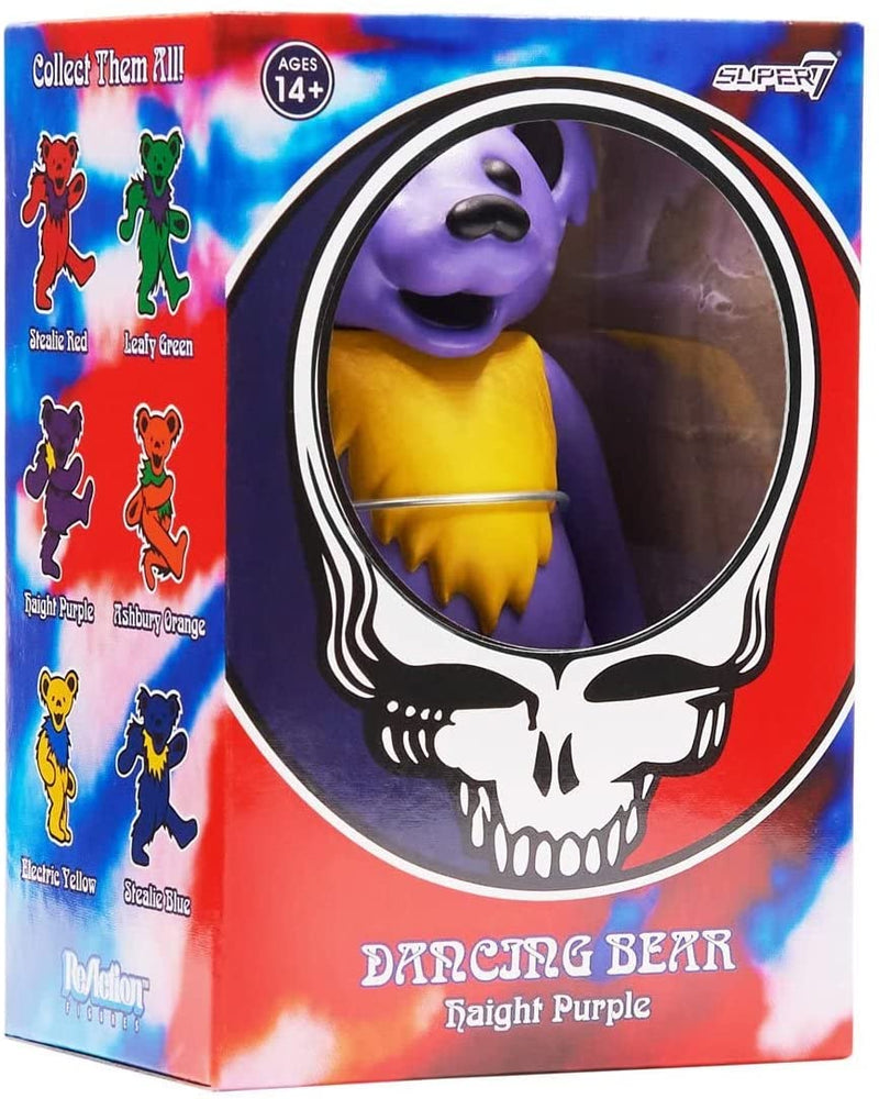 The Grateful Dead - Super7 Dancing Bears Wave 2 Reaction Figure - Haight Purple [Action Figure] (Online Order Only) (ONLINE ORDER ONLY)
