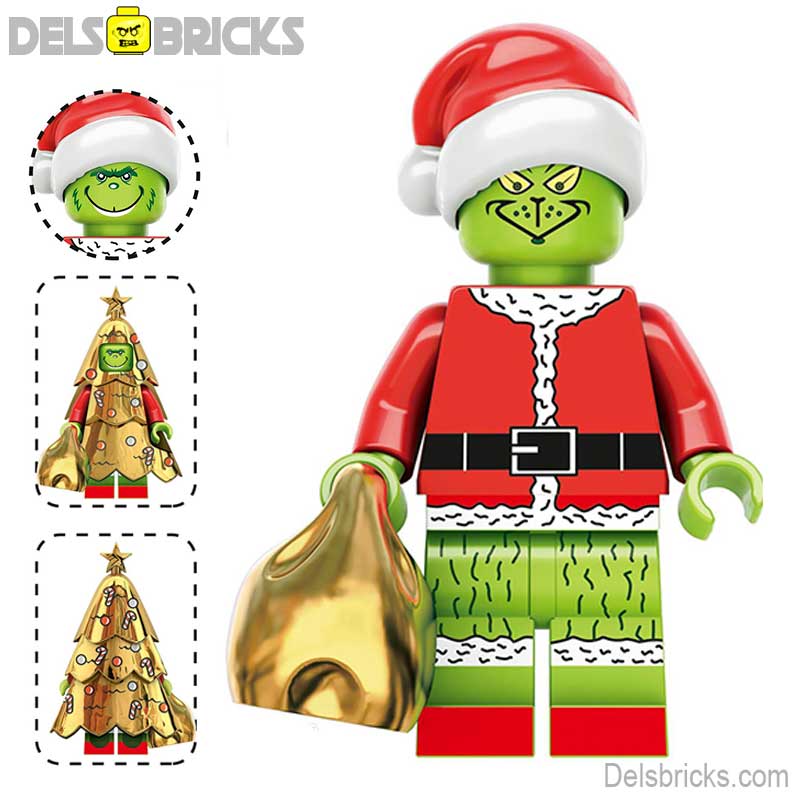 The Grinch who stole Christmas Lego Minifigures Custom Toys (ONLINE ORDER ONLY)