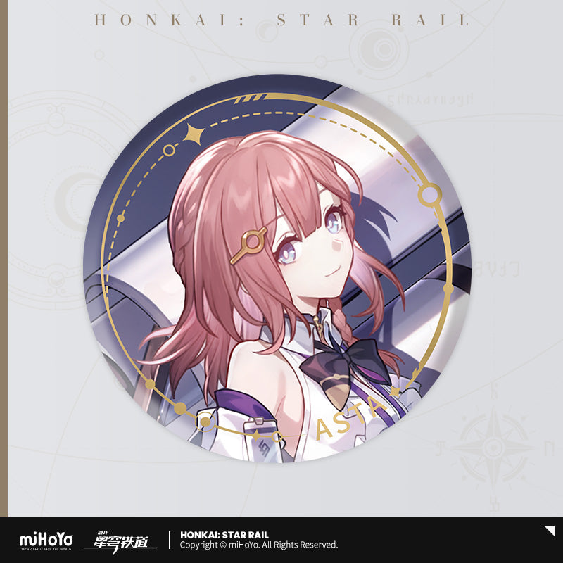 The Harmony Character Warp Artwork Tinplate Badge (ONLINE ORDER ONLY)