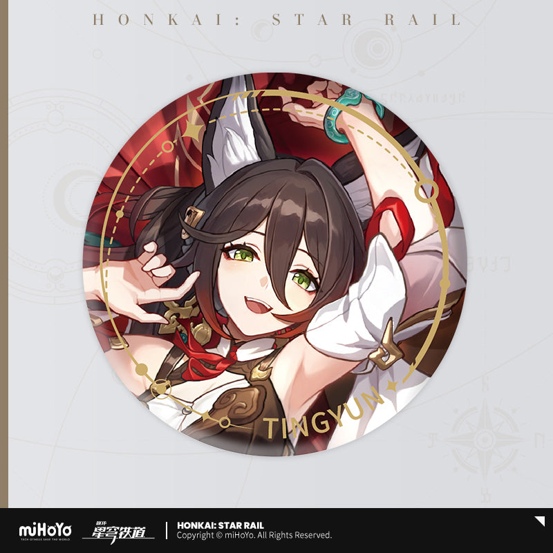 The Harmony Character Warp Artwork Tinplate Badge (ONLINE ORDER ONLY)