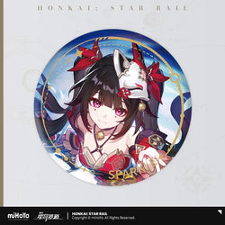 The Harmony Character Warp Artwork Tinplate Badge (ONLINE ORDER ONLY)
