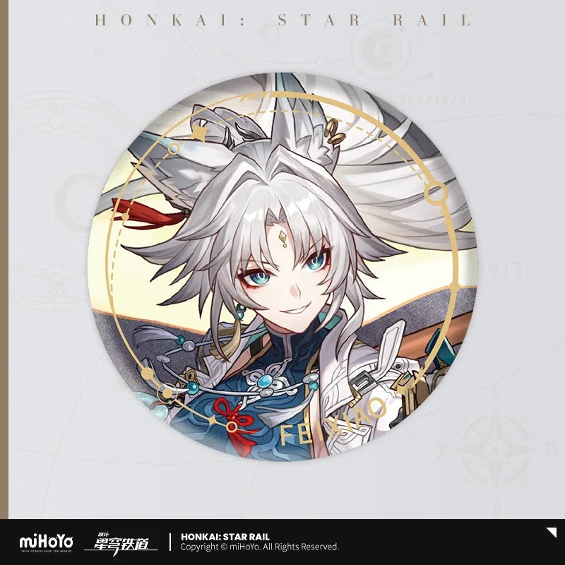 The Hunt Character Warp Artwork Tinplate Badge (ONLINE ORDER ONLY)
