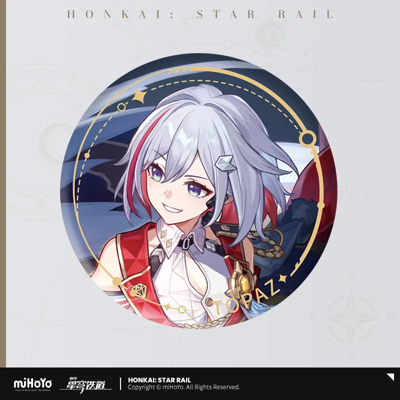 The Hunt Character Warp Artwork Tinplate Badge (ONLINE ORDER ONLY)