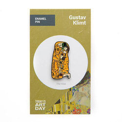 The Kiss by Gustav Klimt Enamel Pin - Today is Art Day (ONLINE ORDER ONLY)