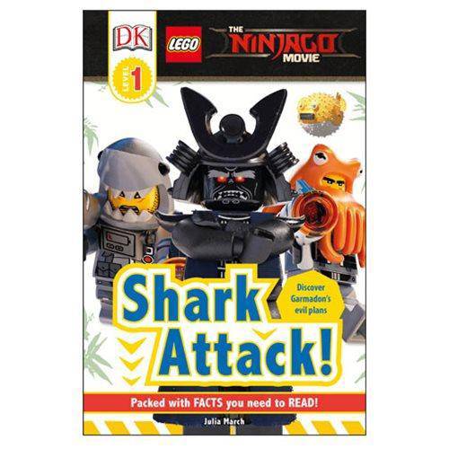 The LEGO Ninjago Movie Shark Attack DK Readers 1 Hardcover Book (Online Order Only)