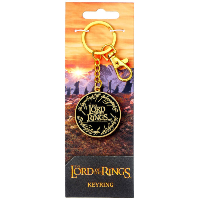 The Lord of the Rings Logo Enamel Keychain (Online Order Only)