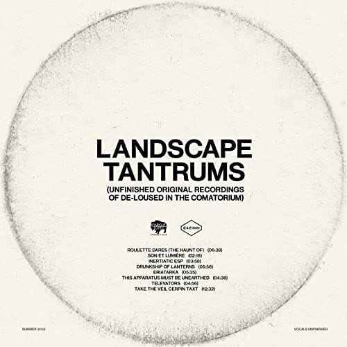 The Mars Volta - Landscape Tantrums - Unfinished Original Recordings Of De-Loused In The Comatorium (Black Vinyl) [Vinyl]