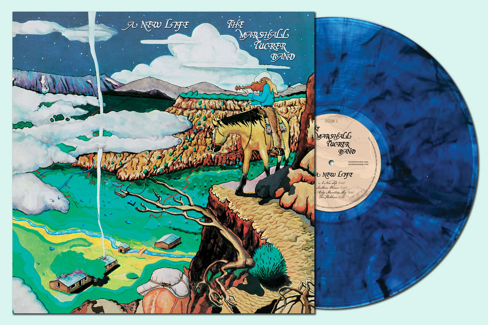 The Marshall Tucker Band - A New Life: 50th Anniversary Edition (Colored Vinyl, Blue Smoke, Anniversary Edition) [Vinyl] (ONLINE ORDER ONLY)