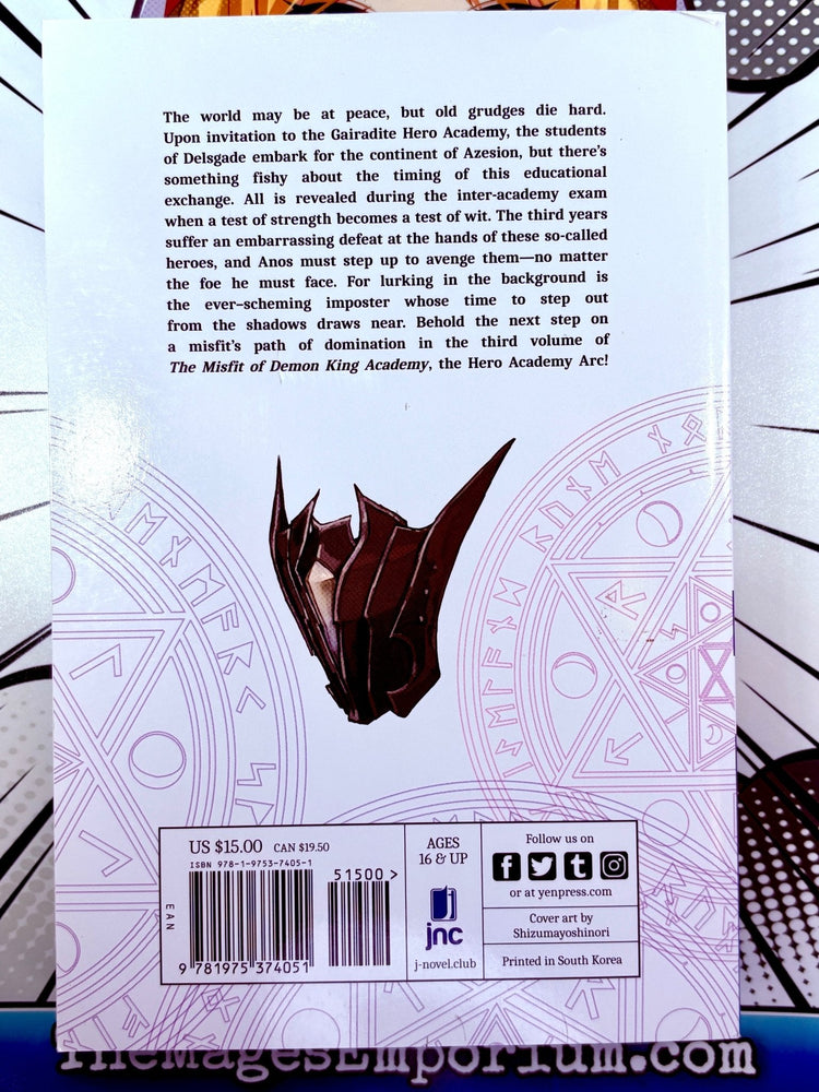 The Misfit of Demon King Academy Vol 3 Light Novel (Online Order Only)