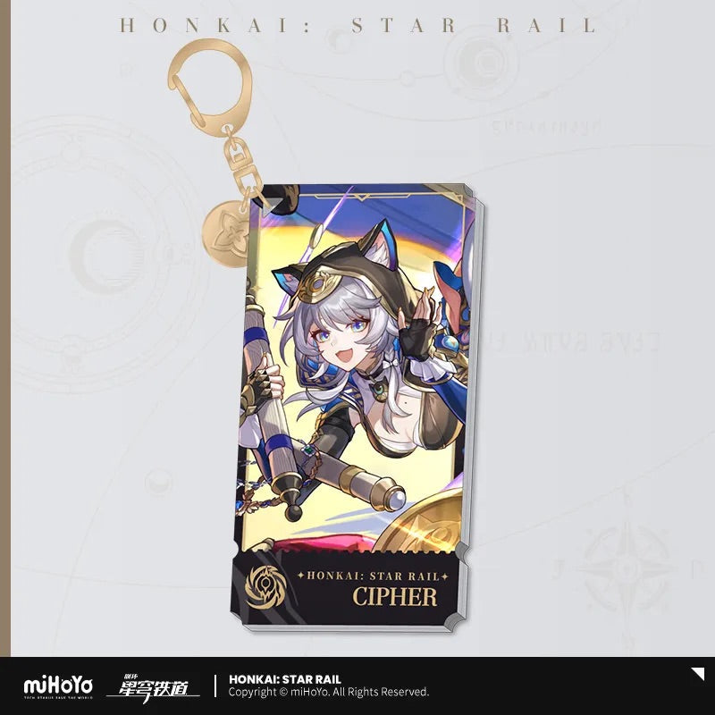 The Nihility Character Warp Artwork Acrylic Keychain (ONLINE ORDER ONLY)