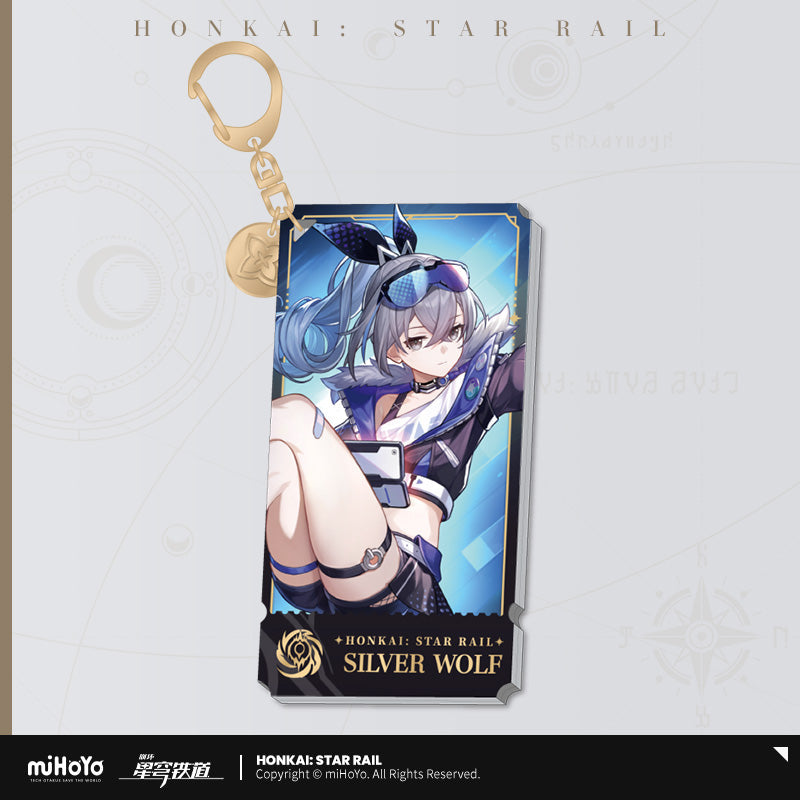 The Nihility Character Warp Artwork Acrylic Keychain (ONLINE ORDER ONLY)