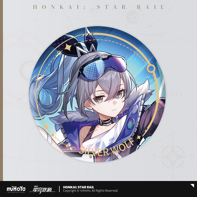 The Nihility Character Warp Artwork Tinplate Badge (ONLINE ORDER ONLY)