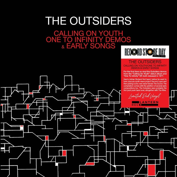 The Outsiders - Calling On Youth: One To Infinity Demos & Early Songs (Red Vinyl) [Vinyl] (ONLINE ORDER ONLY)