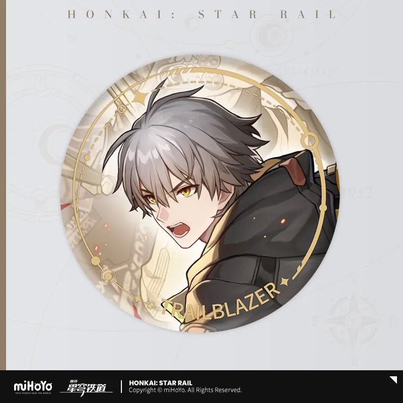 The Preservation Character Warp Artwork Tinplate Badge (ONLINE ORDER ONLY)