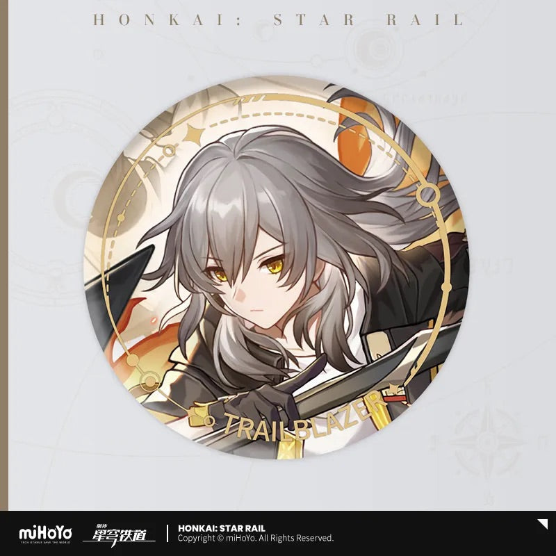 The Preservation Character Warp Artwork Tinplate Badge (ONLINE ORDER ONLY)