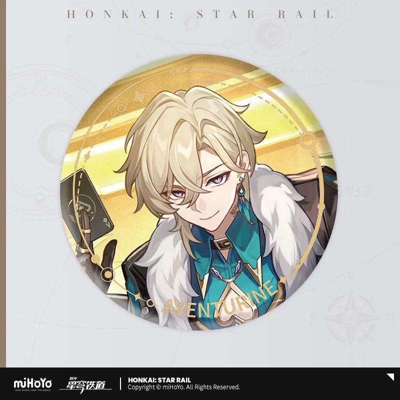 The Preservation Character Warp Artwork Tinplate Badge (ONLINE ORDER ONLY)