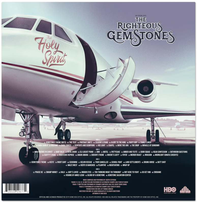 The Righteous Gemstone Season 1 Original Series Soundtrack Music (2LP Gold/White, plus 7" & booklet) [Vinyl] (ONLINE ORDER ONLY)