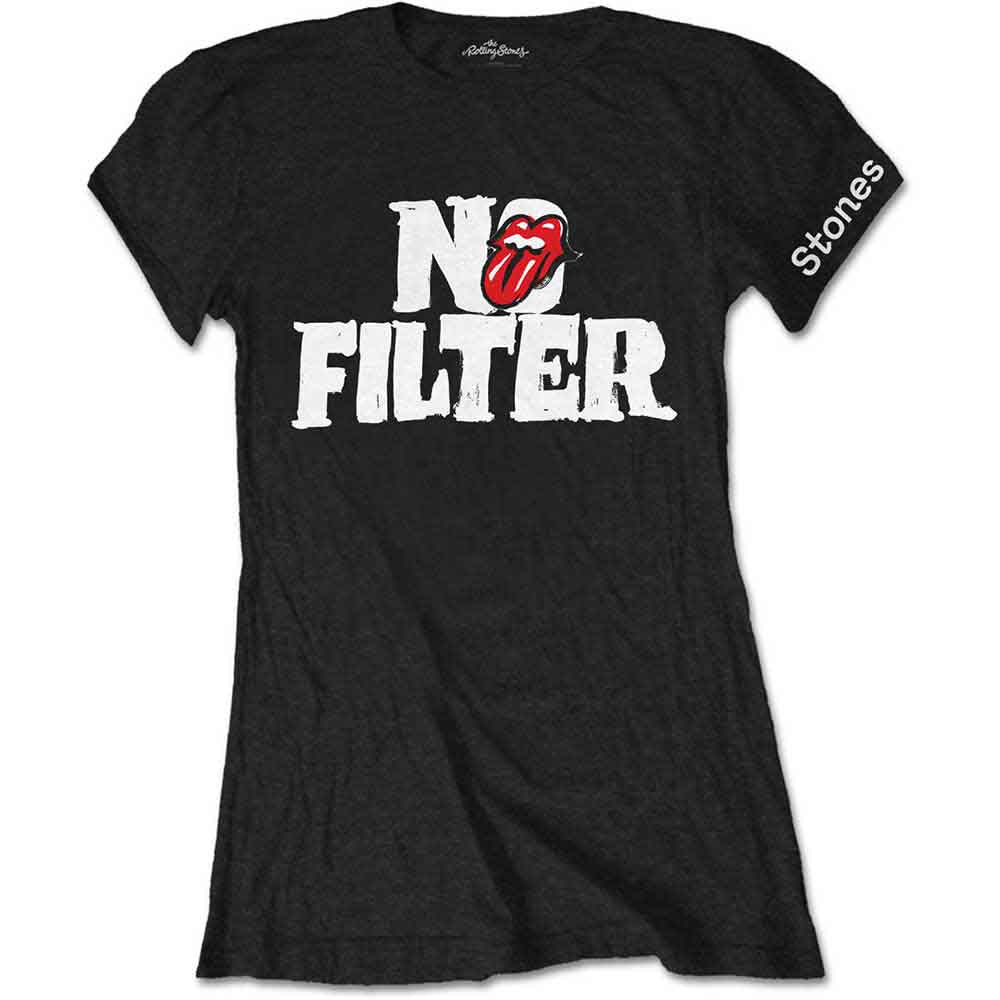 The Rolling Stones - No Filter Header Logo [T-Shirt] (ONLINE ORDER ONLY)