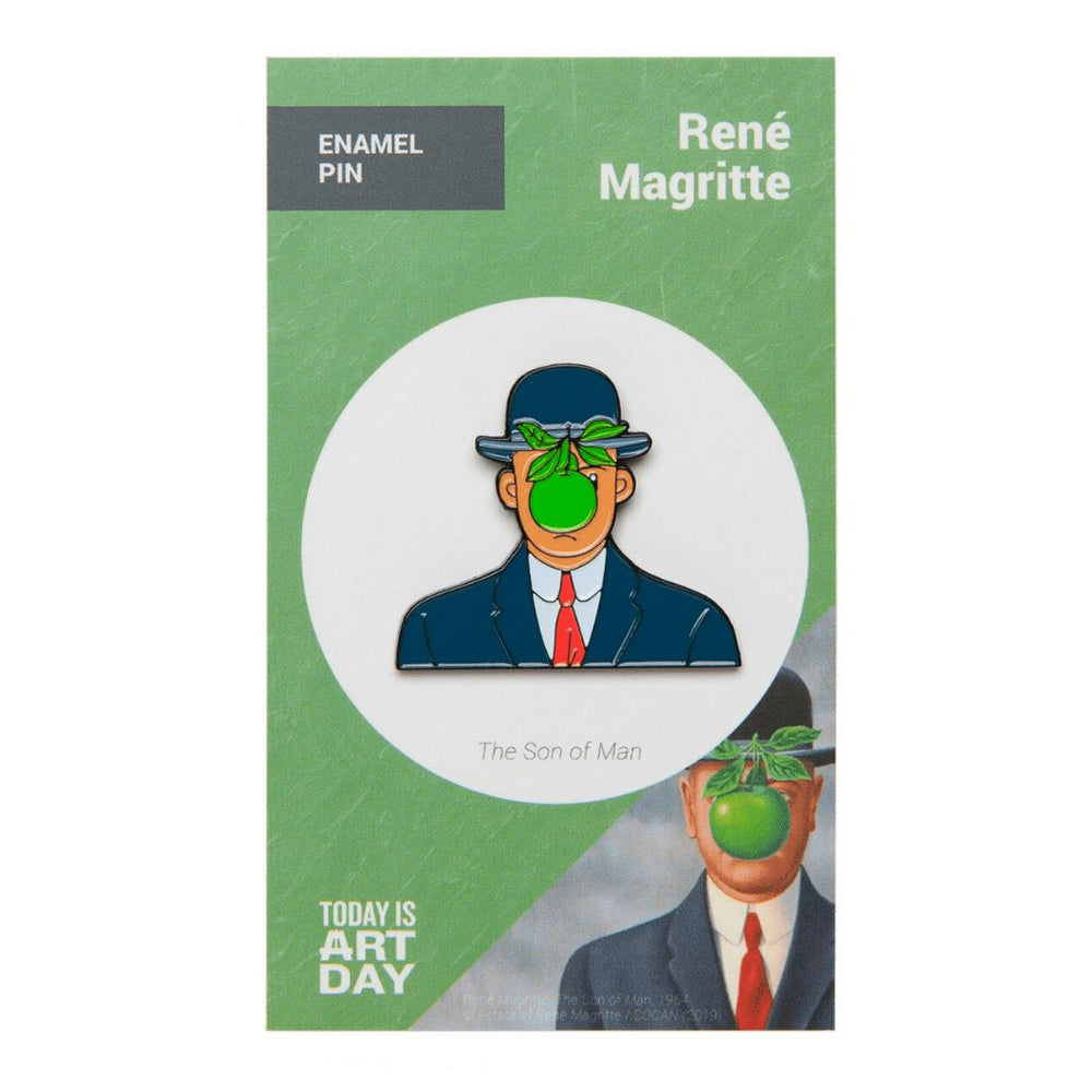 The Son of Man by Magritte Enamel Pin - Today is Art Day (ONLINE ORDER ONLY)