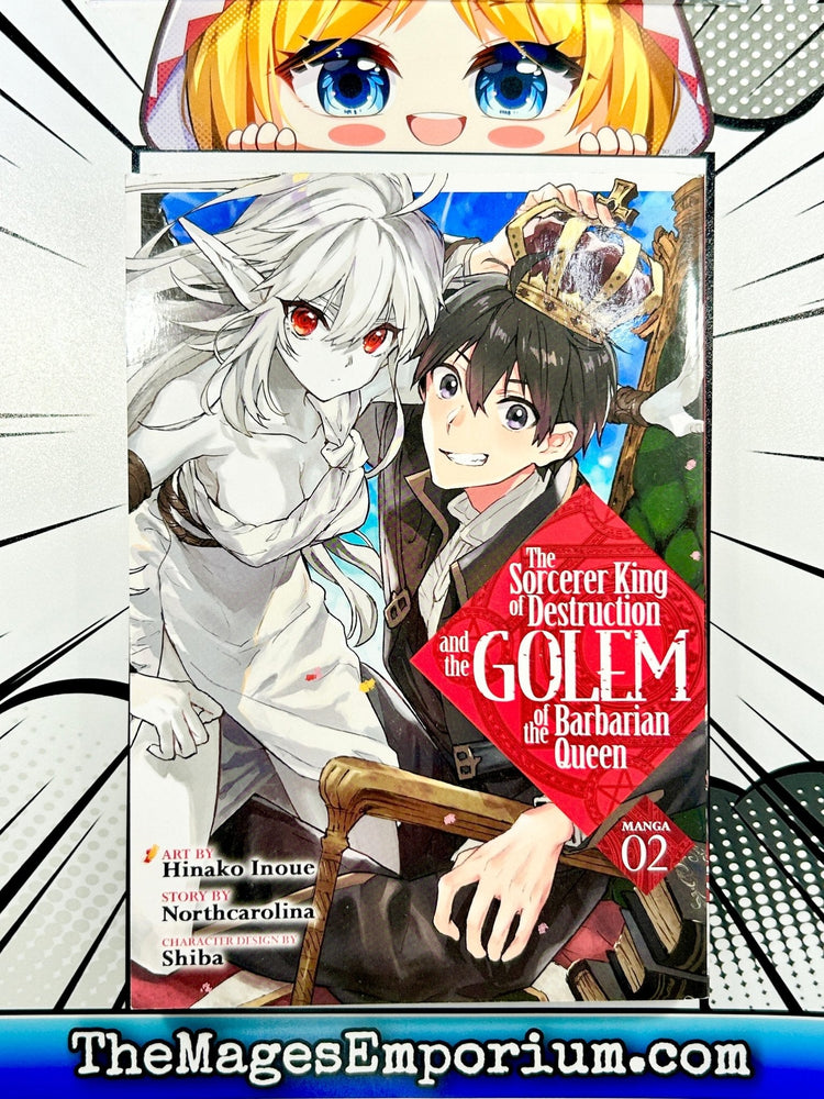 The Sorcerer King of Destruction and the Golem of the Barbarian Queen Vol 2 Manga (Online Order Only)