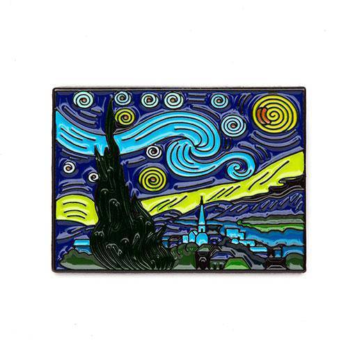 The Starry Night Enamel Pin - Today is Art Day (ONLINE ORDER ONLY)