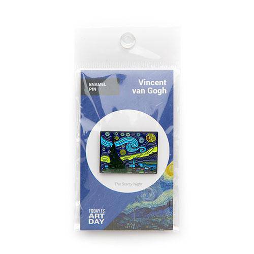 The Starry Night Enamel Pin - Today is Art Day (ONLINE ORDER ONLY)