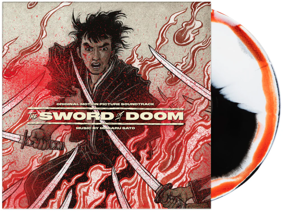 Masaru Sato - The Sword of Doom OST (Black, Bone and Blood Swirl, Insert) [Vinyl] (ONLINE ORDER ONLY)