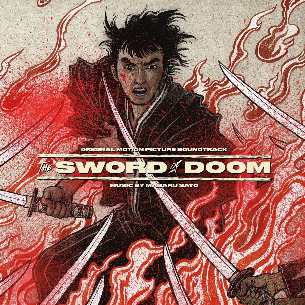 Masaru Sato - The Sword of Doom OST (Black, Bone and Blood Swirl, Insert) [Vinyl] (ONLINE ORDER ONLY)