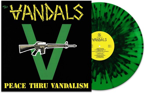 Peace Thru Vandalism - Green/ black Splatter [Vinyl] (ONLINE ORDER ONLY)