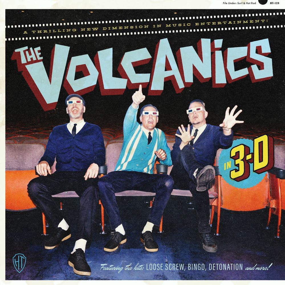 The Volcanics "In 3D" (Indie Exclusive) (Foil-Stamped Jacket) [Translucent Red/Cyan Vinyl] [Vinyl] (ONLINE ORDER ONLY)