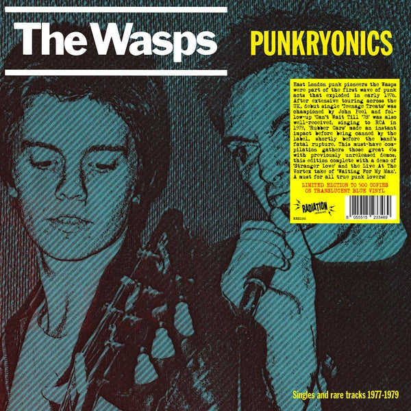 THE WASPS - Punkryonics: Singles & Rare Tracks 1977-1979 (Blue Vinyl) [Vinyl] (ONLINE ORDER ONLY)