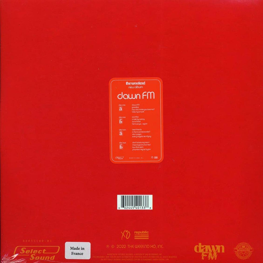 Dawn FM [Explicit Content] (Limited Edition, Alternate Cover Artwork) [Import] (2 Lp) [Vinyl] (ONLINE ORDER ONLY)