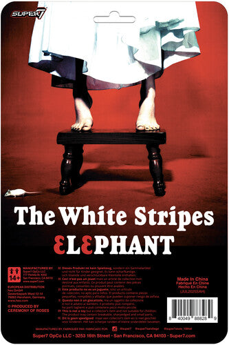 Super7 - The White Stripes - ReAction Figures Wv2 - Elephant 2-Pack (Action Figure) [Action Figure] (ONLINE ORDER ONLY)
