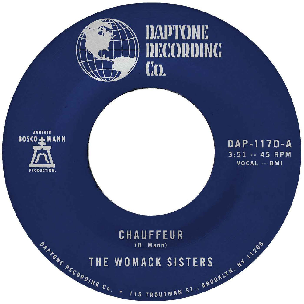 The Womack Sisters - Chauffeur B/W Instrumental [Vinyl]