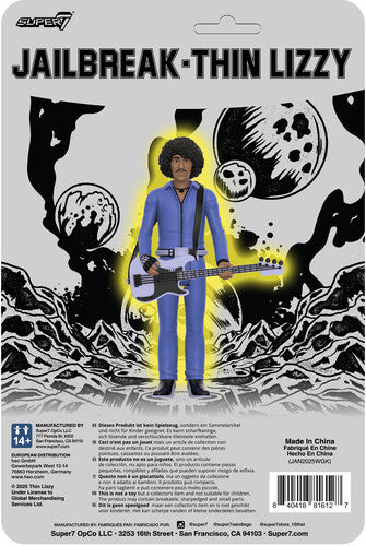 Super7 - Thin Lizzy: Phil Lynott- ReAction Figures Wv2 - Jailbreak (Action Figure) [Action Figure] (ONLINE ORDER ONLY)